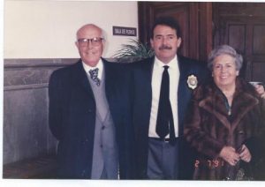 Juan Jose del Aguila y sus padres