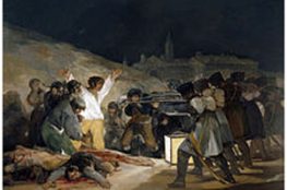 Los fusilamientos en la montaña del Príncipe Pío, de Goya.
