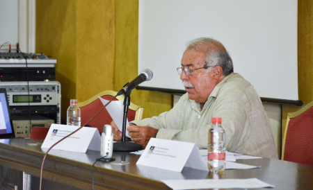 Juan José del Águila en la intervención del curso de San Roque